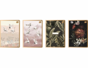 Interprint Notebook A5/80K mřížka Metallic Satin Gold (10 ks)