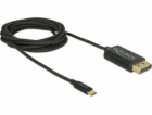 Delock USB kabel USB-C - DisplayPort 2 m černý (83710)