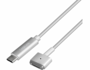 LogiLink USB-C – MagSafe 2 USB kabel 1,8 m stříbrný (PA0226)