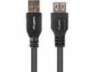 Lanberg USB-A - USB-A USB kabel 1 m černý (CA-USBE-15CU-0...