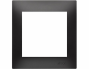 Kontakt-Simon 54 Premium 1-násobný rám PREMIUM IP20 / IP44 černá matná DR1/49