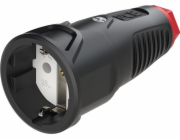 PCE Přenosná gumová zásuvka 16A 2P+Z 230V SCHUKO VDE IP20 TAURUS2 2510-sr.
