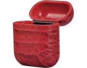 TerraTec AirBox Crocodile Pattern Red ochranné pouzdro pro AirPods, červené