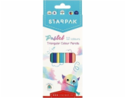 Starpak OLO pastelky 12KOL/180 TROJ PASTEL STK 12/144