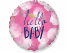 GoDan Hello Baby Girl FX fóliový balónek 46cm