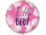 GoDan Hello Baby Girl FX fóliový balónek 46cm