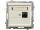 Ospel Sonata jedna počítačová zásuvka RJ45 5e ecru (GPK-1...