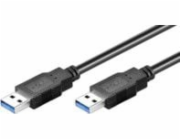 MicroConnect USB kabel USB-A – USB-A 2 m černý (USB3.0AA2B)