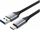 Montis USB-A - USB-C USB kabel 2 m černý (MT048)