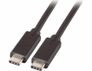 EFB USB kabel USB-C – USB-C 0,5 m černý (K5283-5ASW.0.5)
