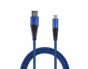 USB 2GO USB-A - USB-C kabel 1 m Modrý (795950)
