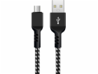 Maclean USB-A - microUSB kabel 2 m černý (MCE483)