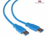 Maclean USB-A USB kabel – 3 m modrý (MCTV-583)