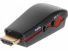 AV adaptér HDMI - D-Sub (VGA) + Jack 3,5 mm černý (HDMI/V...