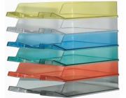 Bantex STOLNÍ ZÁSUVKA TRANSPARENT CRYSTAL 985108