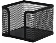 Q-Connect  KANCELÁŘSKÁ SADA POZNÁMKA NÁDOBA, KOVOVÁ, ČERNÁ KF00878