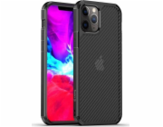 Kryt Crong Crong Hybrid Carbon - iPhone 12 Pro Max, černý