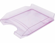 Kancelářské zboží KANCELÁŘSKÉ PRODUKTY zásuvka stolu, polystyren/PP, A4, transparentní fialová