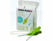 Zubní kartáčky Tandex Tandex (6 ks) Flexi trapered Lime (zelené)