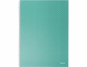 Zápisník Esselte Color'Breeze A4 čtverečkovaný zelený