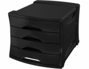 Esselte EUROPOST VIVIDA úložný box se 4 zásuvkami Černá (623761)