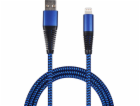 USB 2GO USB-A – Lightning kabel 1 m Modrý (795949)