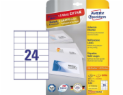 Univerzální samolepicí štítky Avery Zweckform 70 x 36 mm (3490)