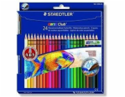 Staedtler Akvarelové tužky 24 barev se štětcem