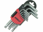 Dedra Short Torx klíče T10-T50, sada 9 ks, CRV