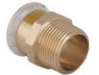 Geberit Mapress Kupfer Gas GZ adaptérový konektor 18 mm x...