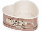 Patisse Mini ve tvaru srdce 12 cm ocel měděná/béžová