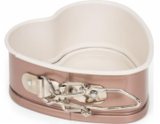 Patisse Mini ve tvaru srdce 12 cm ocel měděná/béžová