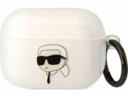 Karl Lagerfeld Karl Lagerfeld Kryt KLAPHNIKTCT AirPods Pro průhledný Karl`s Head