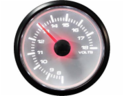 Hodiny s automatickým měřidlem AUTO GAUGE 52mm STP2W Volt