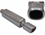 Koncový tlumič výfuku TurboWorks80 x 92 mm, vstup 57 mm