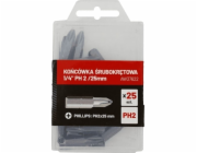 AWTools šroubovací bit 1/4 PH 2 25mm 25 kusů (AW37622)