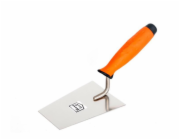 AWTools Broušené trapézové hladítko 180mm gumová rukojeť AW30252