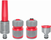 AWTools 4DÍLNÁ SADA ZAPALOVAČŮ 1/2 PRYŽOVÁ RUKOJEŤ