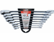 AWTools ráčnové otevřené klíče sada 8 ks 8-22mm (AW39997)
