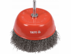 Přední kartáč Yato se stopkou INOX 100 mm (YT-47511)