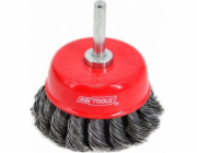 AWTools kartáč s kroucenou stopkou 75 mm (AW55163)