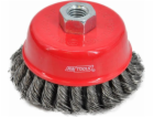AWTools 100mm PŘEDNÍ KARTÁČ / TWISTED DRÁT / ZÁVIT M14