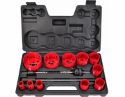 AWTools BIMETALOVÉ DĚROVÉ PILY SET 15 ks. 19-76 mm AW49661