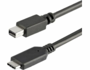 StarTech USB-C - mini DisplayPort USB kabel 1 m černý (CDP2MPMMM1MB)