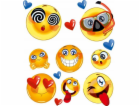 Spots Nažehlovací štítky na oblečení 15 x 20 cm Emoji