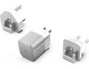 Nabíječka Energizer Energizer Ultimate - Multiplug EU / UK / US GaN 20W PD nástěnná nabíječka (stříbrná)