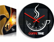 ModernClock Nástěnné hodiny Coffee Time ver.II Ultra Silent
