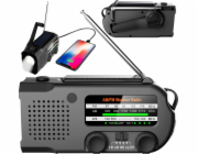 Rádio Mozos ER-01 FM/AM rádio solar + dynamo