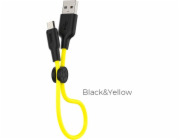 Partner Tele.com HOCO USB kabel USB kabel - Micro Plus Silikon X21 1 metr černo-žlutý.