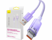 Baseus USB-A - USB-C USB kabel 1 m fialový (CATS010405)